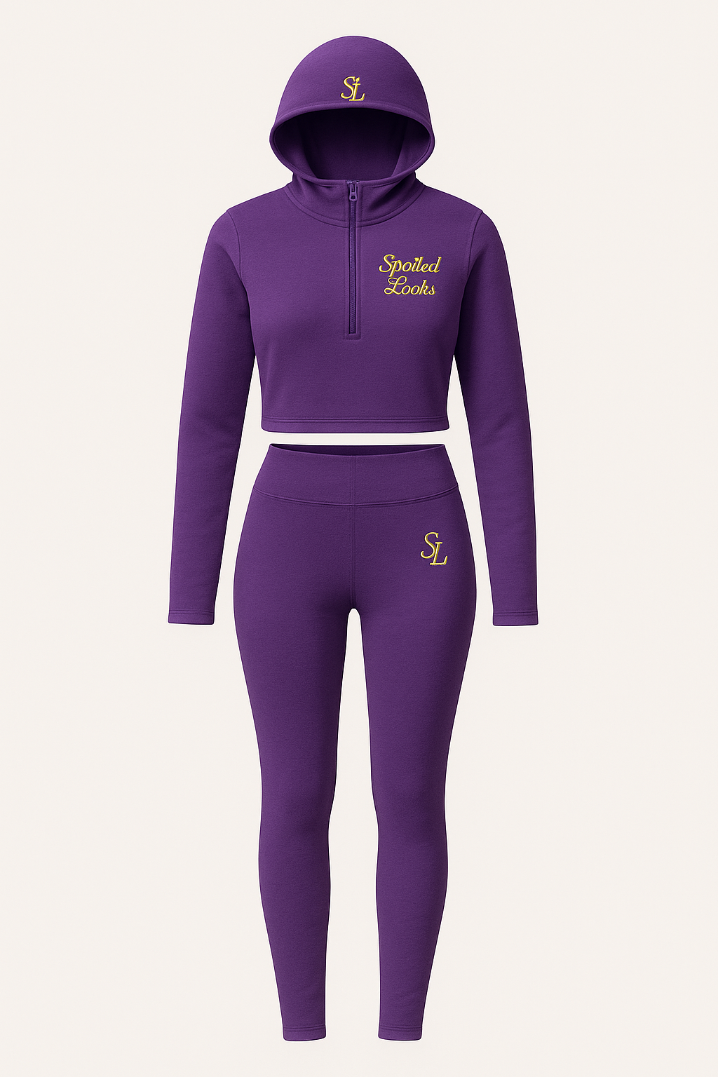 Spoiled Looks Royal Active Set – Purple & Gold