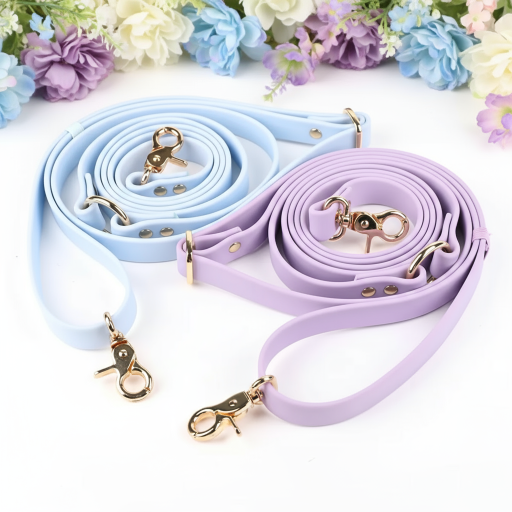 Pastel Luxe Silicone Leash Collection
