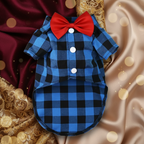 The Dapper Flannel Pup Shirt