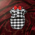 The Dapper Flannel Pup Shirt