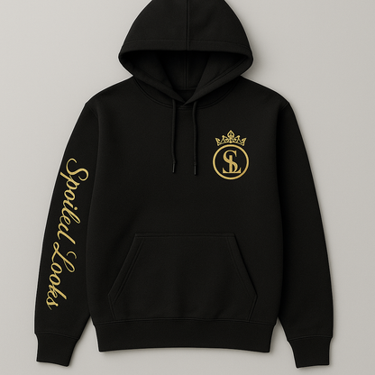 Spoiled Looks Signature Hoodie – Pink & Black